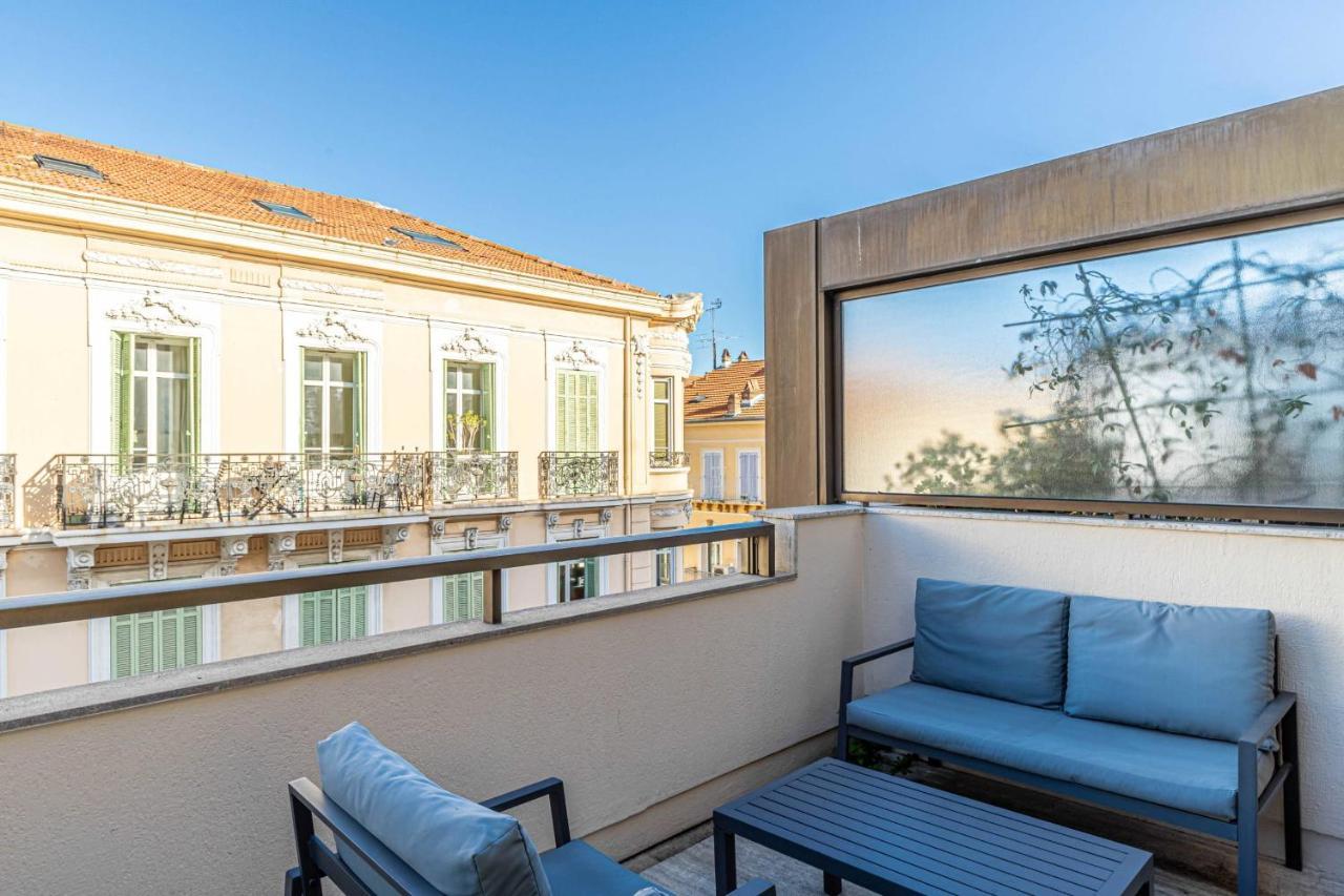 Superb One Bedroom Flat And Terrace - Cannes Center Exterior foto
